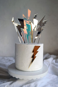 Lightening Bolts Cake Topper