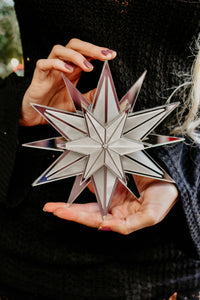 Pearl and Silver Christmas Tree Topper